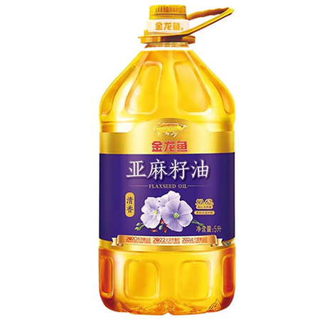 金龙鱼 亚麻籽油5L