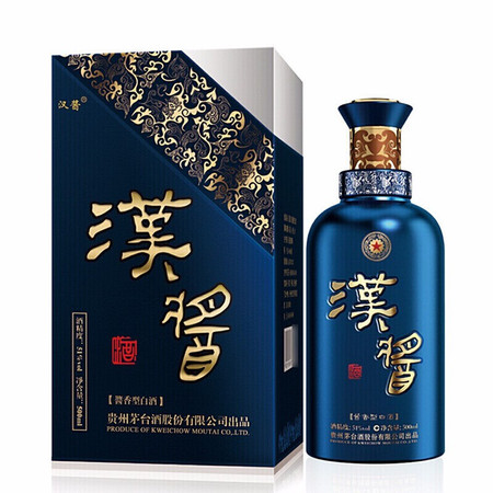 茅台 汉酱 铂金蓝 51度 酱香型 500ml 【单瓶装】图片