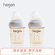 HEGEN HEGEN新生儿宽口径防胀气防呛多功能奶瓶 150ml*2个（自带1段奶嘴，适合1-3个月宝宝）