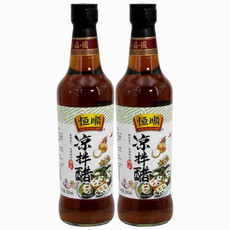 恒顺 凉拌醋 调味品料蘸食醋 镇江特产 500ml*2