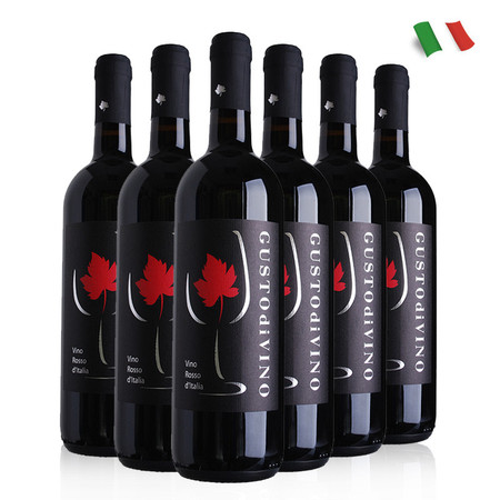 GUSTODIVINO意大利原瓶进口唯诺葡萄酒 750ml*6图片