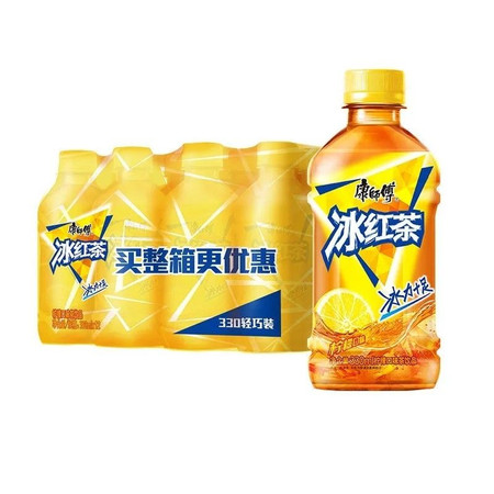  康师傅 冰红茶饮料330ml*6瓶装