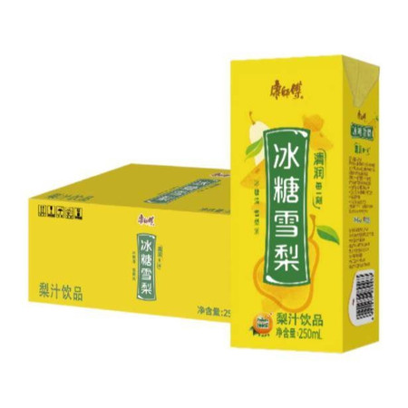  康师傅 冰糖雪梨250ml*24盒图片