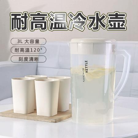  北欧加厚冷水壶耐高温开水壶客厅耐高温豆浆壶水壶家用凉水壶水杯