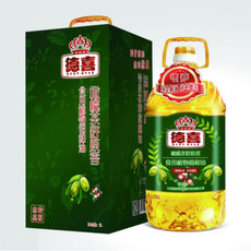 德喜 橄榄茶籽原香食用植物调和油5L礼盒装