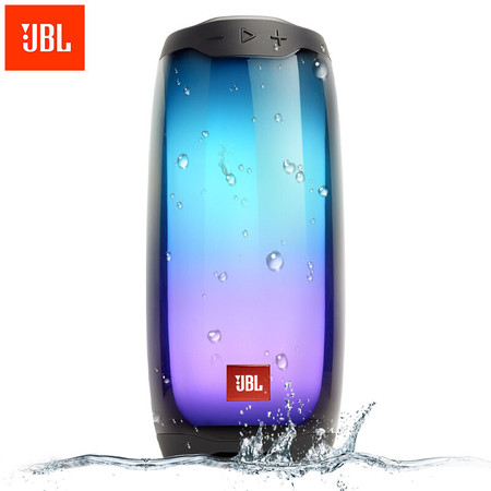 JBL PULSE4 音乐脉动四代 便携式蓝牙音箱 全面屏炫彩小音箱+低音炮 桌面音响 超长续航图片