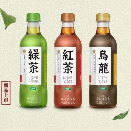 怡宝佐味茶事乌龙茶红茶绿茶饮料430ml*15瓶装0糖0脂清仓饮料