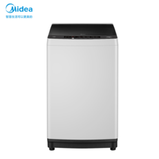 美的(Midea)10公斤全自动直驱变频家用波轮洗衣机 洗脱一体6种洗涤程序 MB100-1210H