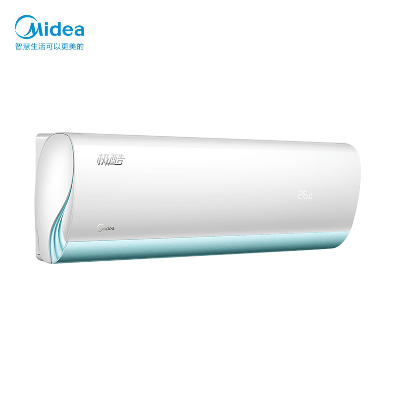 美的（Midea）大1匹/1.5匹 新一级能效双节能低噪 大风口变频冷暖壁挂式空调 极酷N8VHA1