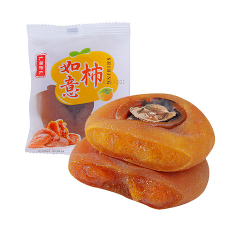 农色惠 特产级霜降柿饼恭城柿饼果干蜜饯流心柿饼独立包装图片