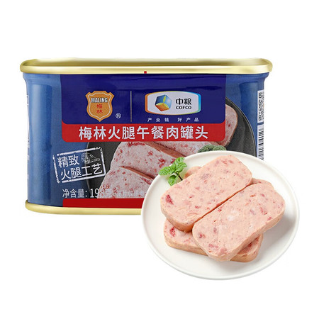 梅林 火腿午餐肉罐头图片
