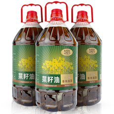 红乡记 三级非转基因菜籽油5L 纯正家用菜籽油