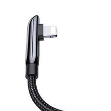 品胜/PISEN 苹果数据线手机游戏弯头快充L型苹果充电线USB线2米