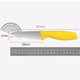 愉家 不锈钢水果刀户外便携带刀套小刀K100