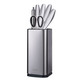 拜格 切菜刀砍骨刀料理刀水果刀磨刀棒剪刀七件套XY80019