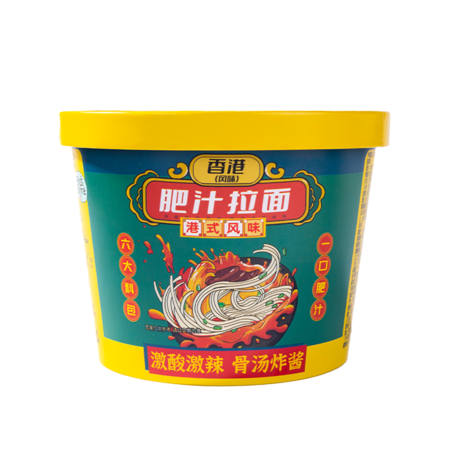 嗨吃家 国风版香港风味肥汁拉面196g*6桶/箱图片