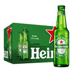 喜力 Heineken 经典啤酒 330ml*24瓶 整箱装