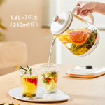 摩动（modong） 养生壶 全自动办公室玻璃煮茶器电茶壶烧水壶1.6电热水壶MD-YSHA1