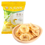 阿甘正馔 香蕉片休闲网红零食香脆水果干小吃40g