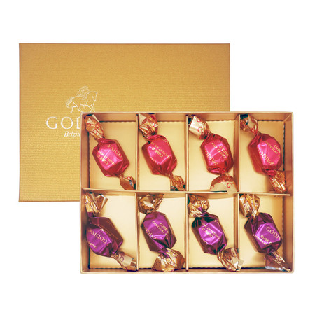  歌帝梵 金喜立方 巧克力 礼盒8颗装  送价值6元的精美礼袋1个图片