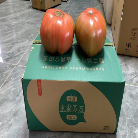  赢荔 狮子头西红柿3.5公斤礼盒装 单果500g 云南通海 现摘直发图片