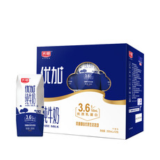 光明牌 优加3.6纯牛奶 200ml*12 生牛乳 纯净奶源·品质优加