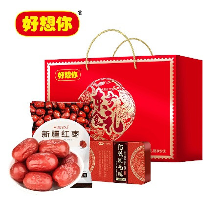 好想你 东方食礼 引流款 200g阿胶固元糕+500g新疆免洗红枣