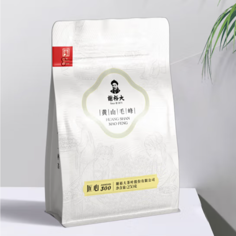 谢裕大 黄山毛峰 匠心300绿茶 250g/袋  2024新茶