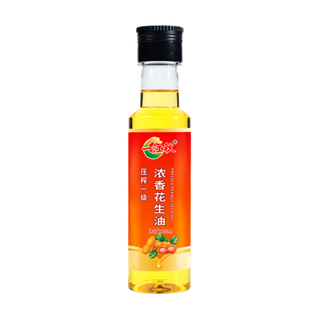 一江秋 压榨一级花生油200ML