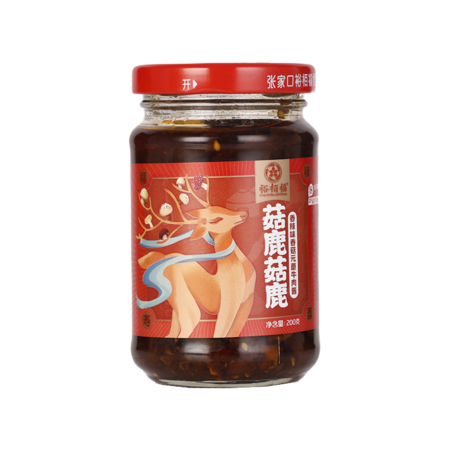 裕栢福 裕栢福 香辣香菇酱牛肉味200g坝上草原的味道*2