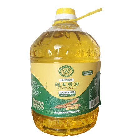 裕栢福 农家纯笨榨大豆油物理压榨食用油5L