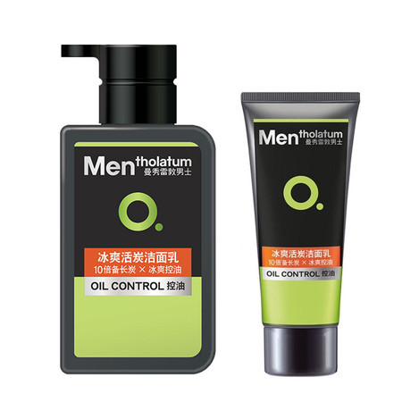 曼秀雷敦/MENTHOLATUM 冰爽活炭洁面乳+冰爽活炭洁面乳图片