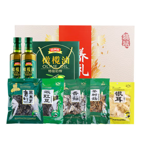 川珍 山珍菌菇粮油组合食养尊礼菌菇礼盒1805g图片