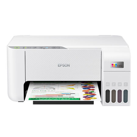 爱普生（EPSON）墨仓式 L3256 A4家用彩色WIFI多功能一体机 打印复印扫描大墨量 白色