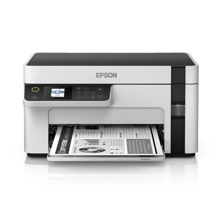 爱普生（EPSON）墨仓式 M2118 A4 有线网口黑白商用打印机 网络打印微信打印图片