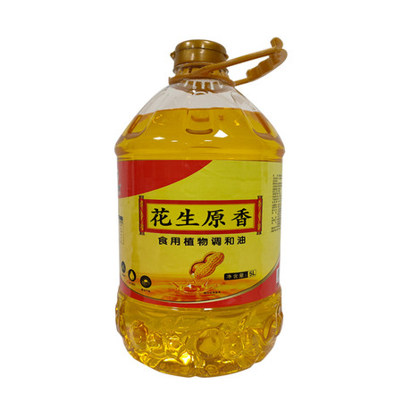 东江物语 花生原香食用植物调和油5L/桶图片