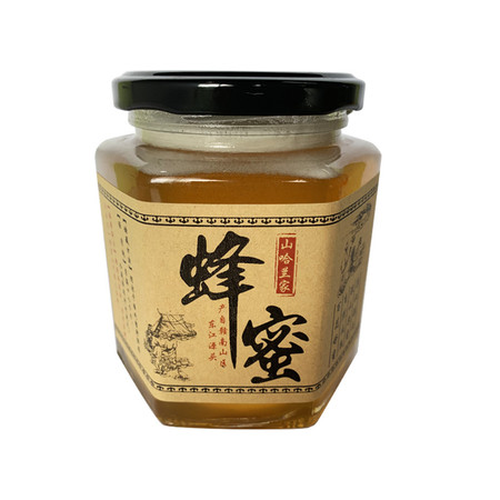 山哈兰家 农家土蜂蜜500G/瓶