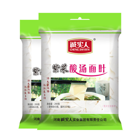 诚实人 【商邮农品】市区局酸汤面叶200g*5包图片