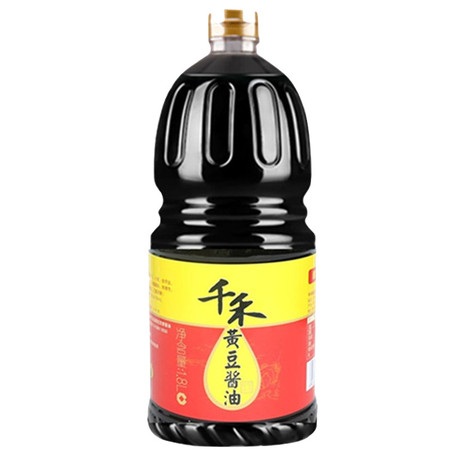 千禾 黄豆酱油1.8L*1图片