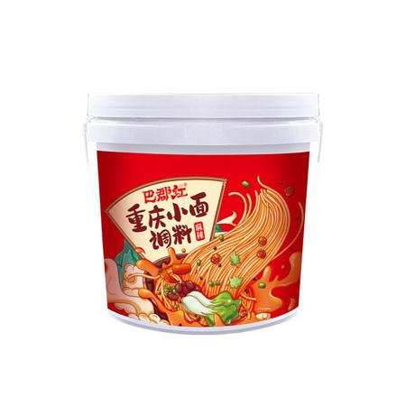 巴郡红 重庆正宗小面酱料1kg*1麻辣味图片