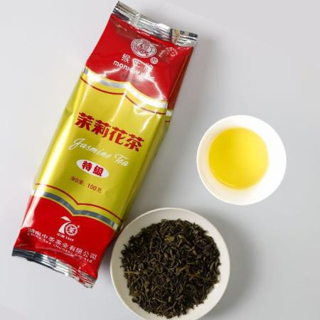 中茶猴王牌茉莉花茶叶新茶特级经典老味正品浓香型绿茶批发图片