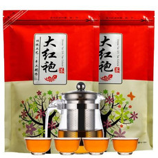 申成 【赠一壶四杯】大红袍茶叶新茶红茶浓香型礼盒装武夷岩茶200g400g