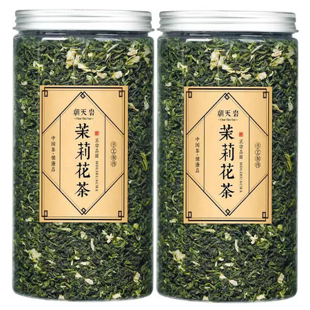 申成 新茶茉莉花茶浓香小白豪春茶绿茶茶叶散装罐装250g/500g