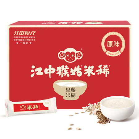 江中食疗 【南昌振兴馆】江中猴姑米稀原味米糊12天装 360g