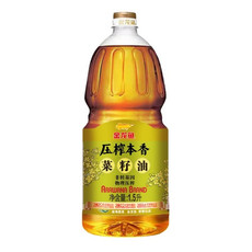 金龙鱼 压榨本香菜籽油  1.5升