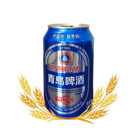 邮政自营 【山亭零售】青岛新鲜啤酒330ml易拉罐