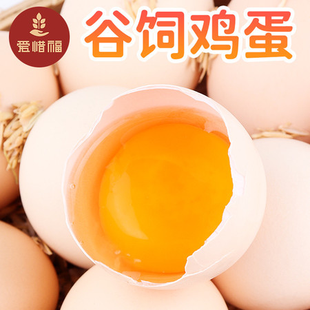 爱惜福 【湖北橘林散养土鸡蛋】天然谷饲土鸡蛋小鸡蛋散养单枚40 g+