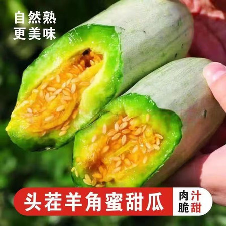 悟岳 【助农】羊角蜜甜瓜4.5斤现摘现发图片