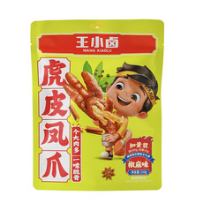 王小卤 肉类零食虎皮凤爪椒麻味