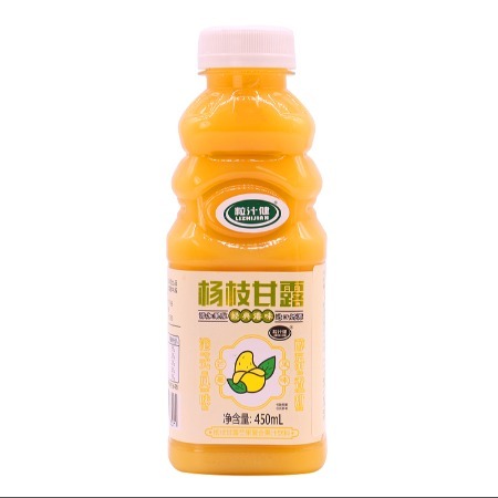 粒汁健 杨枝甘露复合果汁饮料450ml*3瓶芒果草莓黄桃口味0脂肪 3瓶